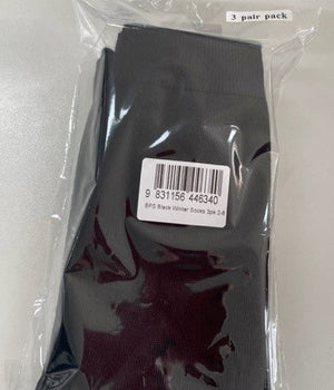 Socks Black Winter 3 Pack - BF