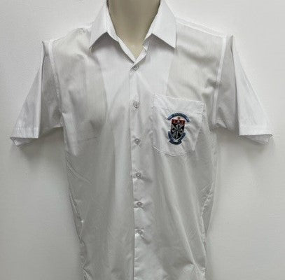 Short Sleeve Summer White Shirt - BF