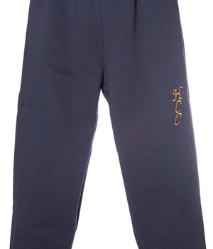 Track pants, navy (fleece) - HCC