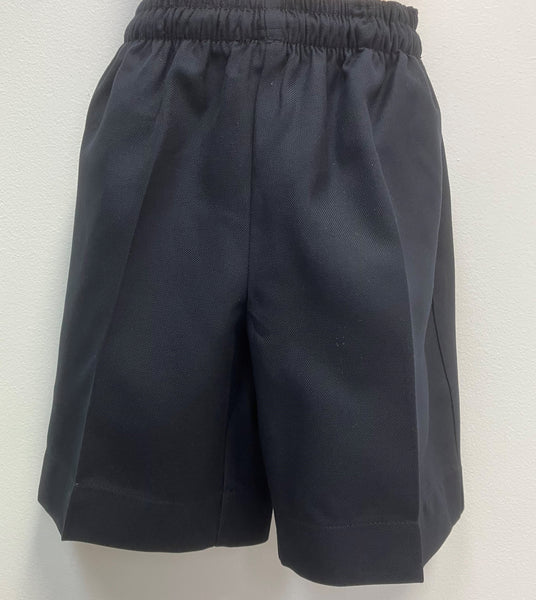 Navy Full Elastic Shorts - OLV