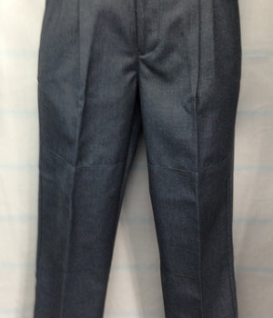 Grey Trousers Elastic-Back Youth - BF