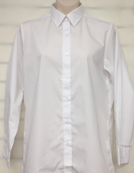 White Long Sleeve Blouse - SD