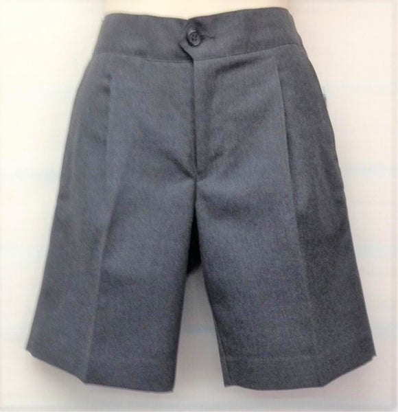 Boy's Grey Shorts Elastic Back - SG