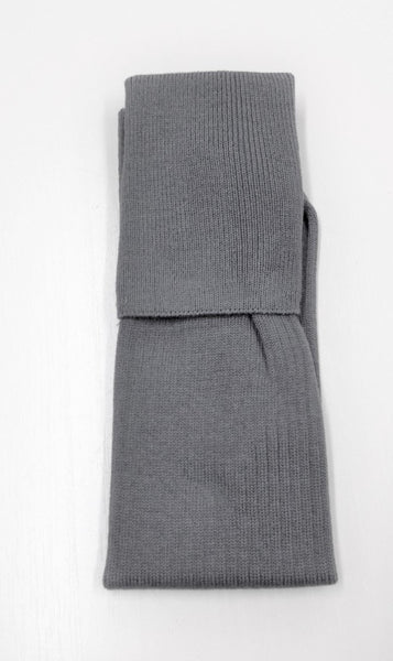 Girl's Grey Winter Knee High Socks - SG